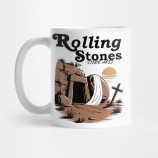 The Stone Was Rolled Away He Is Alive Retro Christian Easter Mug