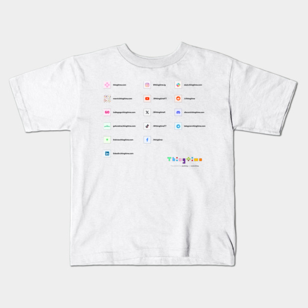 SOCIALSTIME 🫰 💖 Kids T-Shirt by Thingtime