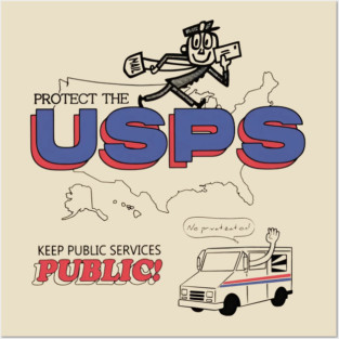 Protect The Usps Posters and Art