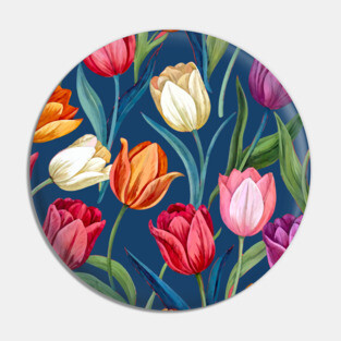 Tulips Pattern Pin