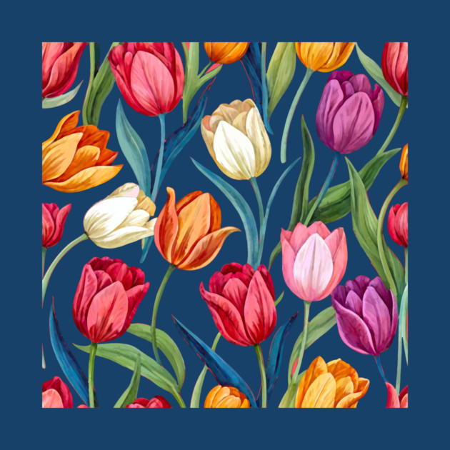 Tulips Pattern by DonWillisJrArt