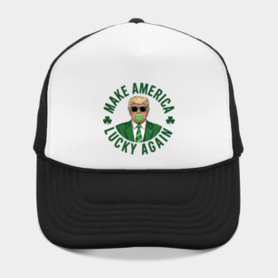Make America Lucky Again Funny Trump St Patricks Day Hat