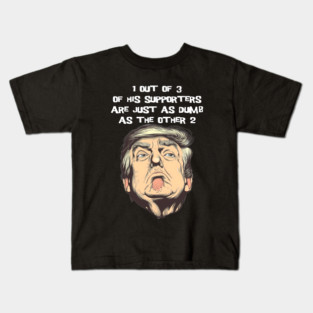 Dump Trump: Cult of Cluelessmess Kids T-Shirt