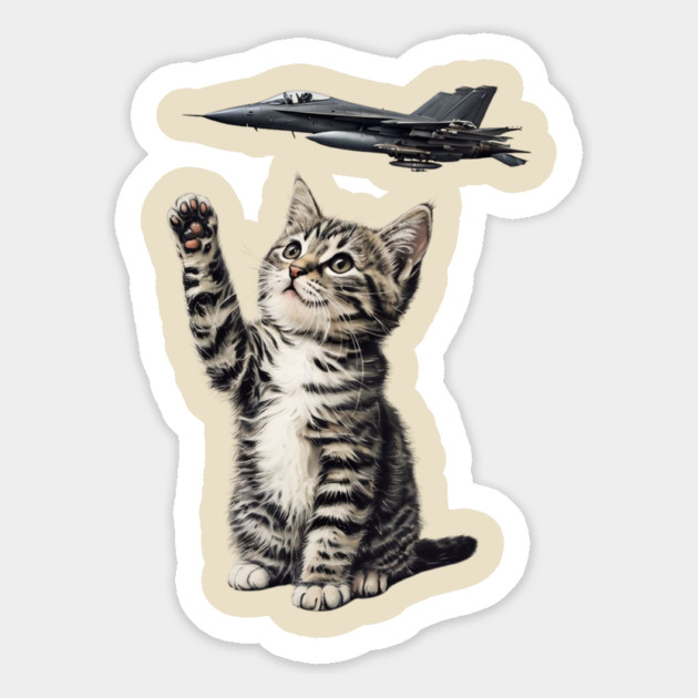 8647 F47 Cat Magnet by Creatifly Graphic Tees