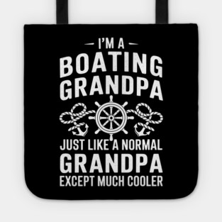 Boating Grandpa Tote
