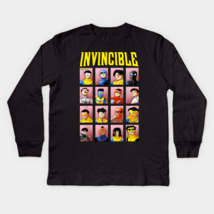 Invincible Comic Book Bootleg Fan Cartoon Kids Long Sleeve T-Shirt