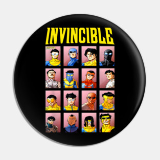 Invincible Comic Book Bootleg Fan Cartoon Pin