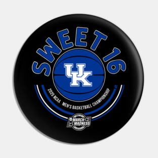 Kentucky Wildcats Ncaa Men’s Basketball Championship 2025 March Madness Basketball Pin