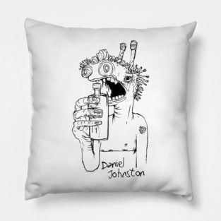 Daniel Johnston Fan art Pillow