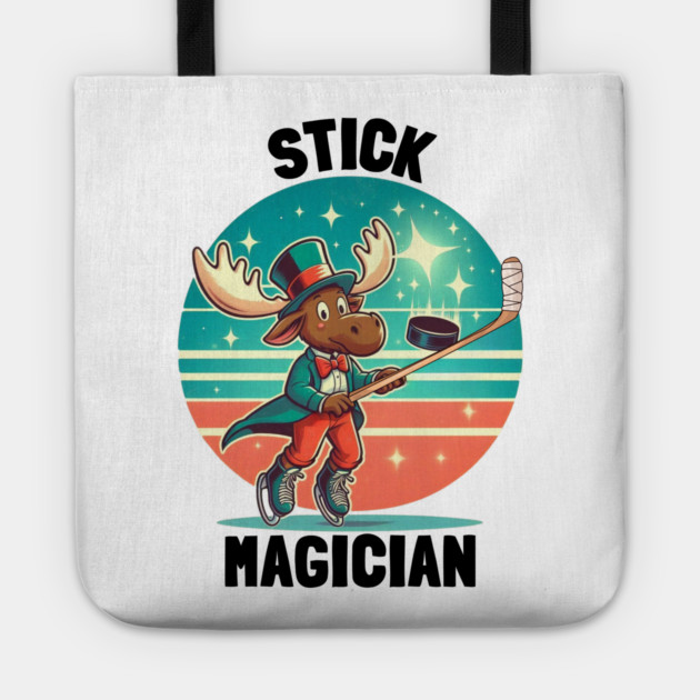 Stick Magician – Moose on Ice Tote by Ben's Store 1