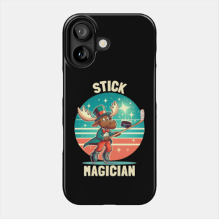 Stick Magician – Moose on Ice Phone Case
