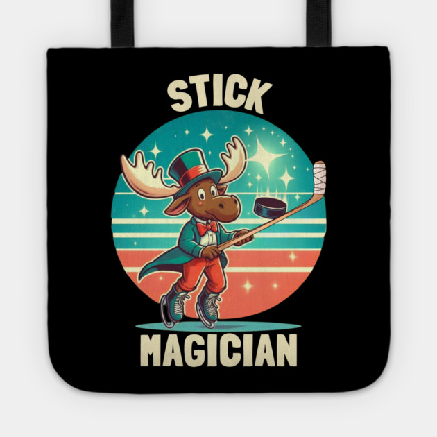 Stick Magician – Moose on Ice Tote by Ben's Store 1