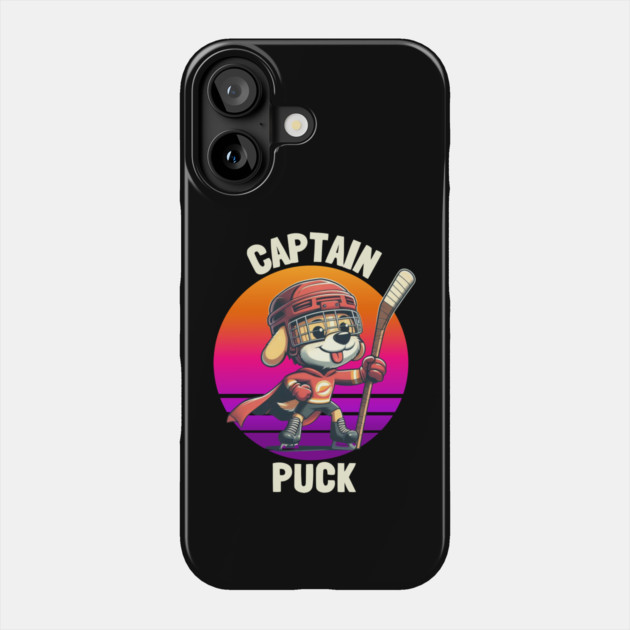 Captain Puck – Super Skating Pup Phone Case by Ben's Store 1