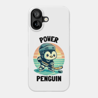 Power Penguin – Ice Cold & Ready to Score Phone Case