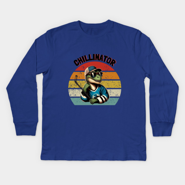 Chillinator – Too Cool for the Crease Kids Long Sleeve T-Shirt by Ben's Store 1
