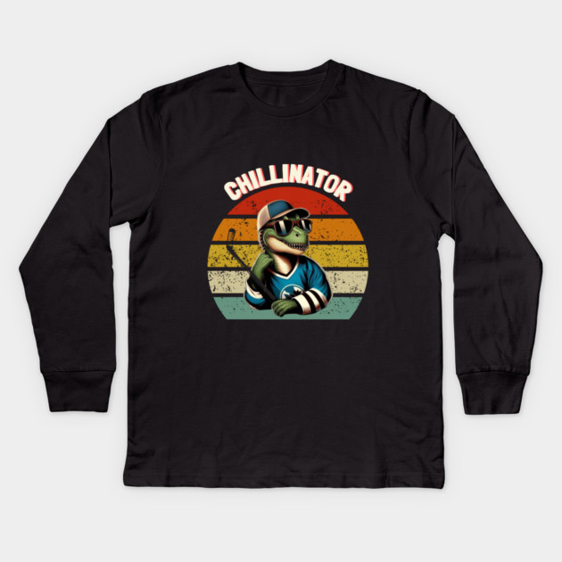 Chillinator – Too Cool for the Crease Kids Long Sleeve T-Shirt by Ben's Store 1