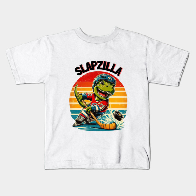 Slapzilla – King of the Rink Kids T-Shirt by Ben's Store 1