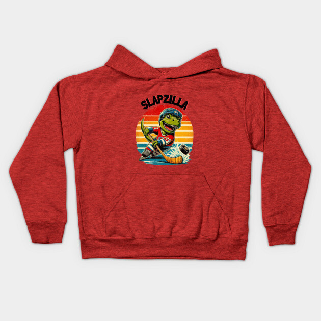 Slapzilla – King of the Rink Kids Hoodie by Ben's Store 1