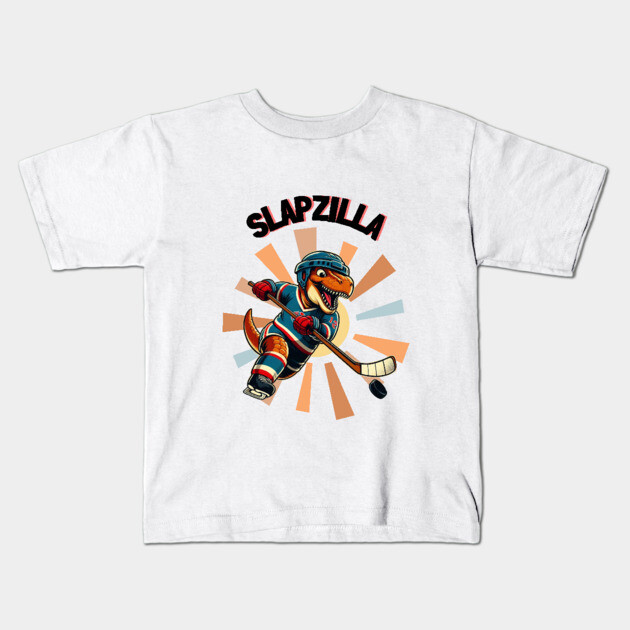 Slapzilla – King of the Rink Kids T-Shirt by Ben's Store 1