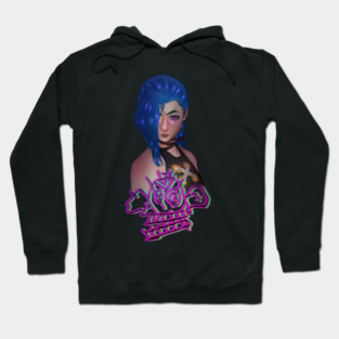 Powder Jinx Arcane Movie Hoodie