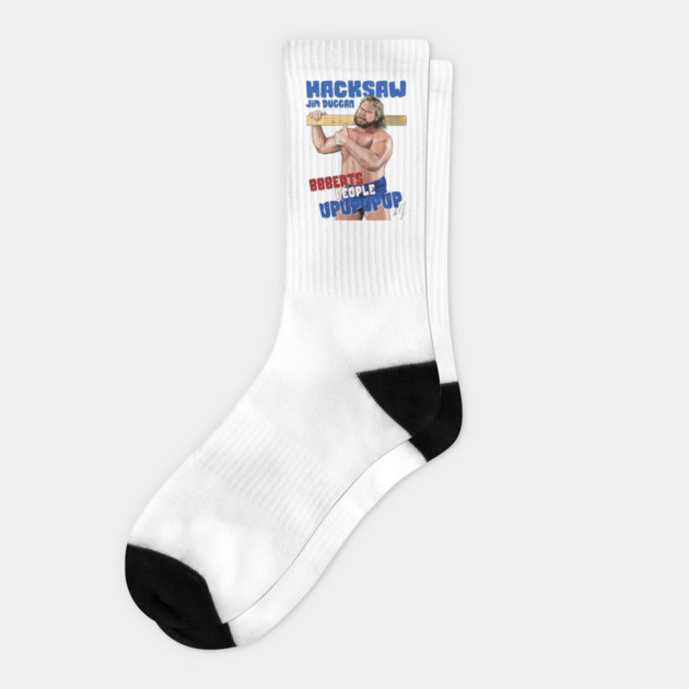 "Hacksaw" Jim Duggan Beats People Up Socks by 51Deesigns