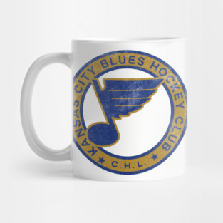 Retro Kansas City Blues NHL Hockey Club Mug
