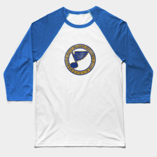 Retro Kansas City Blues NHL Hockey Club Baseball T-Shirt