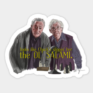 Grumpy Old Men: the OL' SALAMI Sticker