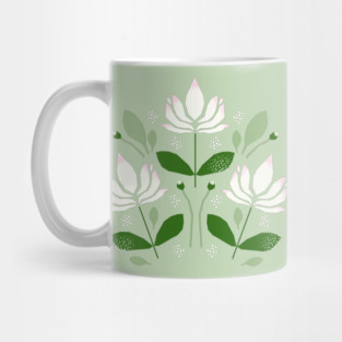 White Lotus flower Mug
