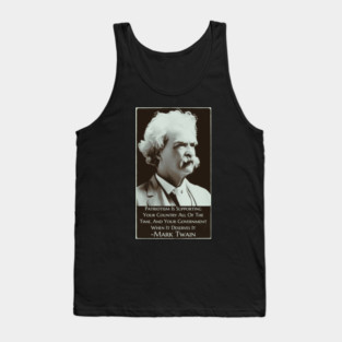Twain On Patriotism Tank Top