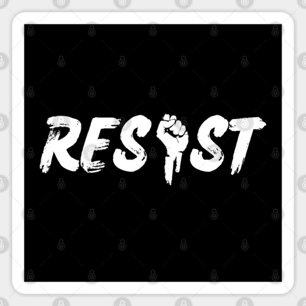 Resist Sticker by Low Life Shirts