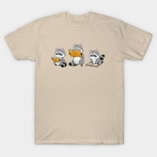 Bookish Raccoons T-Shirt