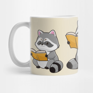 Bookish Raccoons Mug