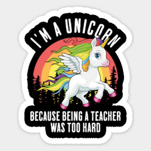 I'm a Unicorn Sticker
