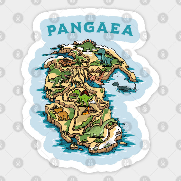 Pangaea Sticker by GoshWow®