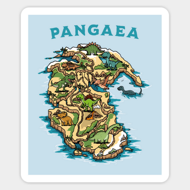 Pangaea Magnet by GoshWow®