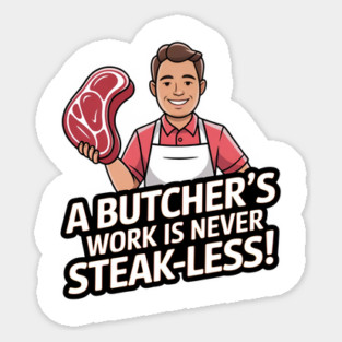 Butcher Sticker