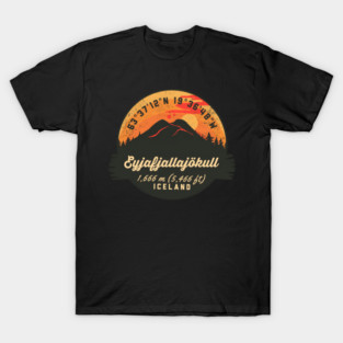 Eyjafjallajkull Iceland Volcano T-Shirt