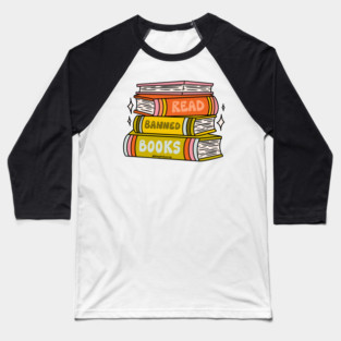 Read Banned Books Baseball T-Shirt