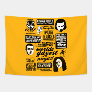 Being Human Quotes Tapestry