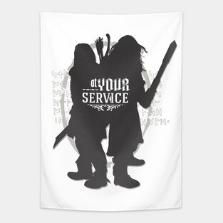 At Your Service Tapestry