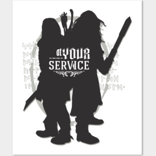 At Your Service Posters and Art