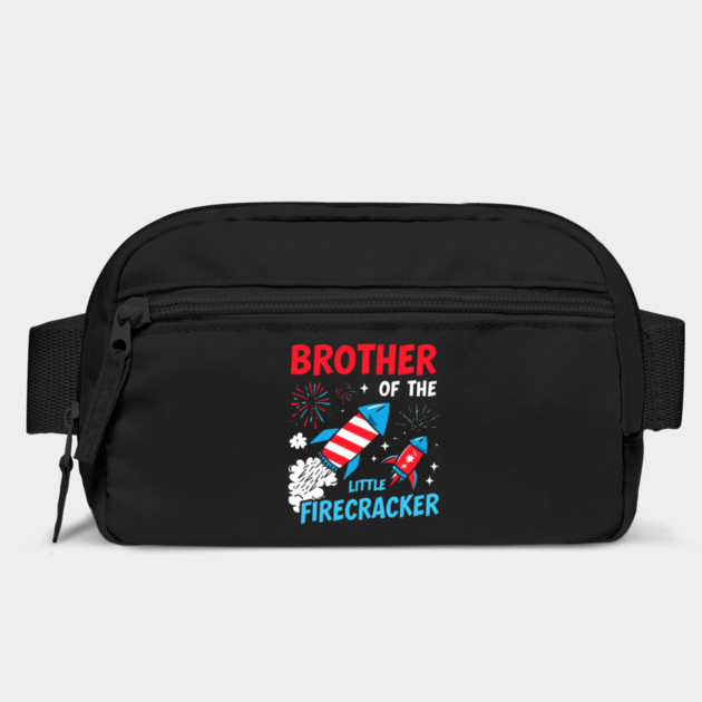 4th of July Birthday Brother of the Little Firecracker by Creatifly Graphic Tees