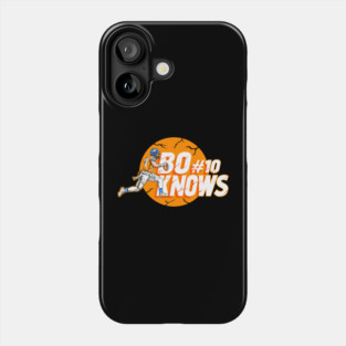 Bo Nix #10 Bo Knows Cartoon Phone Case