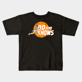 Bo Nix #10 Bo Knows Cartoon Kids T-Shirt
