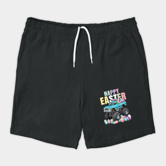 Boys Happy Easter Monster Truck Easter Eggs Toddler by Creatifly Graphic Tees