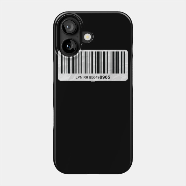 LPN Sticker for Damaged Associates Phone Case by belownormal