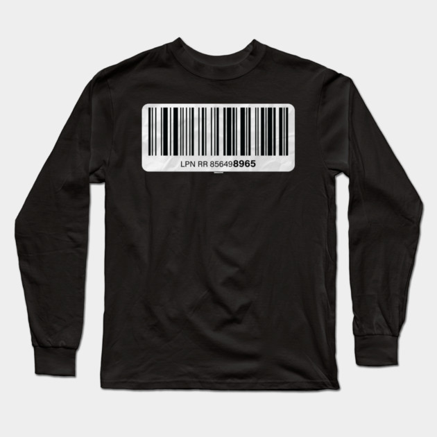 LPN Sticker for Damaged Associates Long Sleeve T-Shirt by belownormal