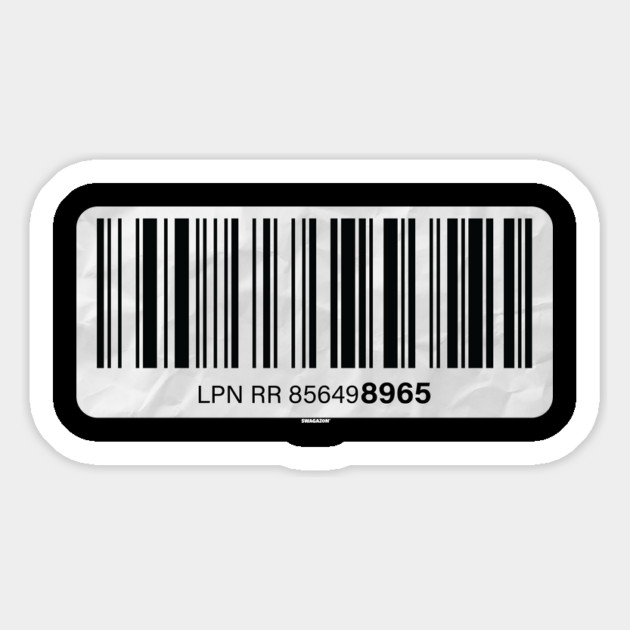 LPN Sticker for Damaged Associates Magnet by belownormal