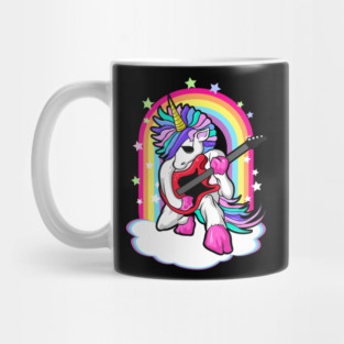 Unicorn Guitarist Guitar Player Musician Mug